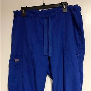 Blue scrub bottoms- set of three